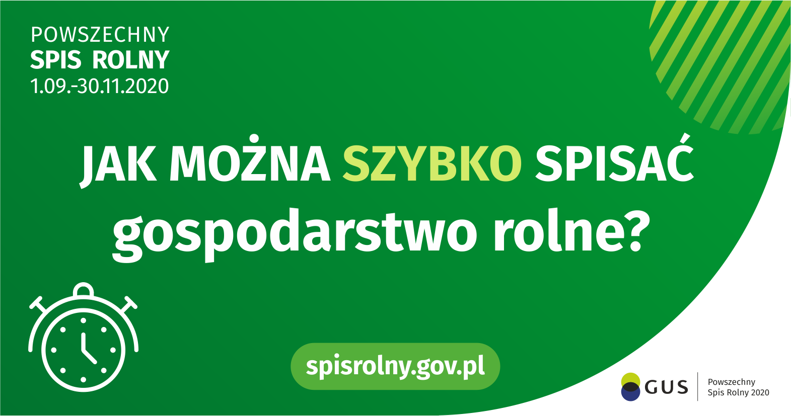 inografika promująca spis rolny