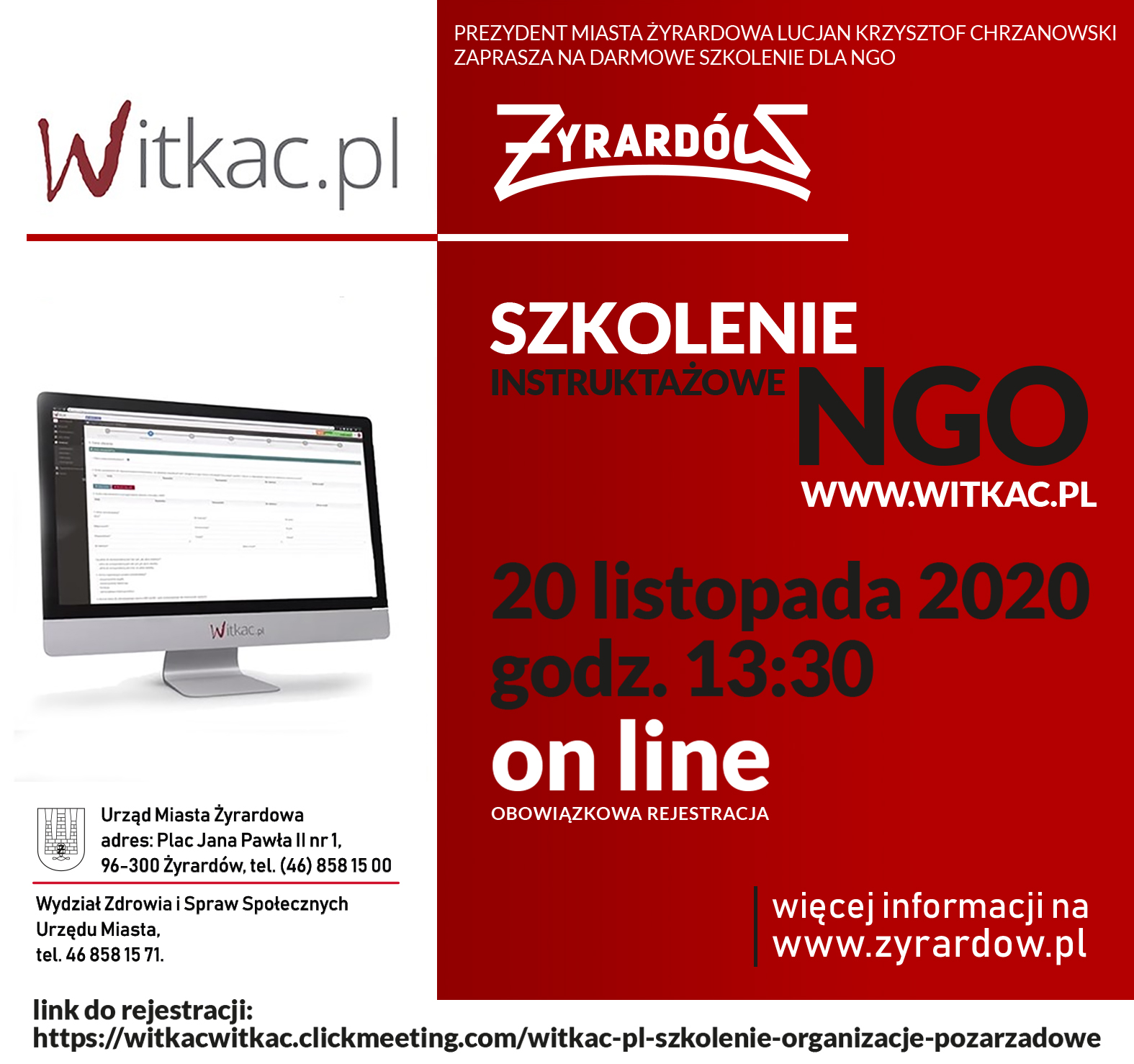 grafika informująca o szkoleniu 